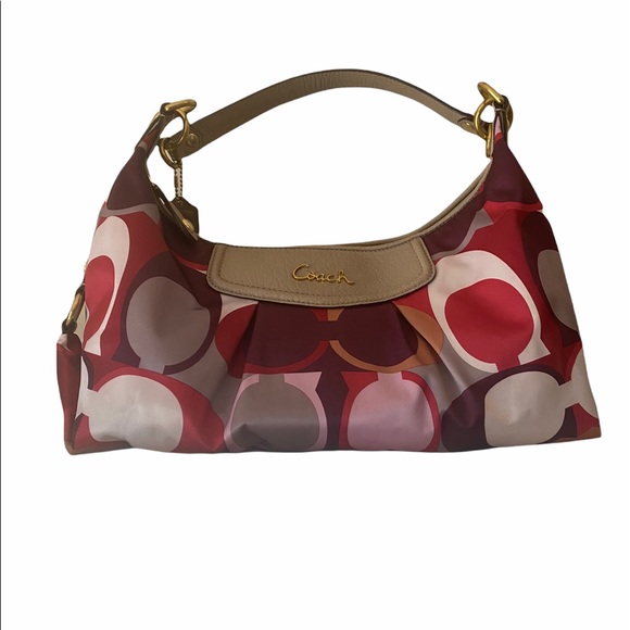 Coach Scarf Print Sateen Bag. - Picture 9 of 9